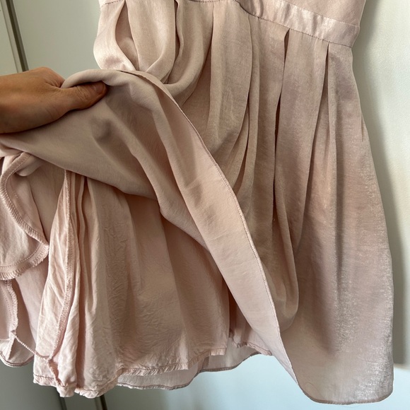 Free People size 2 champagne pink dress - Picture 3 of 6
